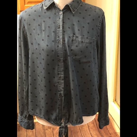 Bottom Polka Dot Heart Tee Women